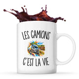 Mug Les Camions c’est la vie