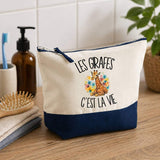 Pochette Grand Format Les girafes c'est la vie