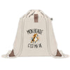 Sac à Dos avec Pochette Avant Beige Mon Beagle c'est ma vie