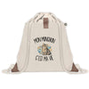 Sac à Dos avec Pochette Avant Beige Mon Munchkin c'est ma vie
