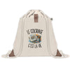 Sac à Dos avec Pochette Avant Beige Le coloriage c'est la vie