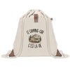 Sac à Dos avec Pochette Avant Beige Le camping-car c'est la vie