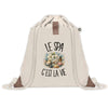 Sac à Dos avec Pochette Avant Beige Le spa c'est la vie
