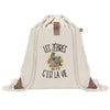 Sac à Dos avec Pochette Avant Beige Les zèbres c'est la vie