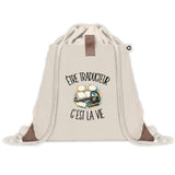 Sac à Dos avec Pochette Avant Beige Être traducteur c'est la vie
