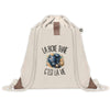 Sac à Dos avec Pochette Avant Beige La boxe thaïe c'est la vie