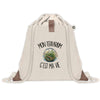 Sac à Dos avec Pochette Avant Beige Mon terrarium c'est ma vie