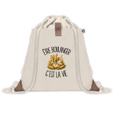 Sac à Dos avec Pochette Avant Beige Être boulanger c'est la vie