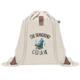 Sac à Dos avec Pochette Avant Beige Être brancardier c'est la vie