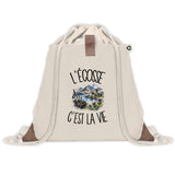 Sac à Dos avec Pochette Avant Beige L'Écosse c'est la vie
