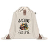 Sac à Dos avec Pochette Avant Beige La couture c'est la vie