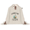 Sac à Dos avec Pochette Avant Beige La planche à voile c'est la vie
