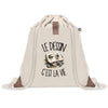 Sac à Dos avec Pochette Avant Beige Le dessin c'est la vie