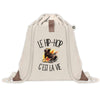 Sac à Dos avec Pochette Avant Beige Le hip-hop c'est la vie