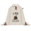 Sac à Dos avec Pochette Avant Beige Le métal c'est la vie