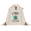 Sac à Dos avec Pochette Avant Beige Le paddle c'est la vie