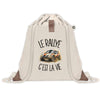 Sac à Dos avec Pochette Avant Beige Le rallye c'est la vie