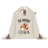 Sac à Dos avec Pochette Avant Beige Ma maman c'est ma vie
