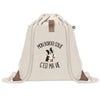 Sac à Dos avec Pochette Avant Beige Mon Border Collie c'est ma vie