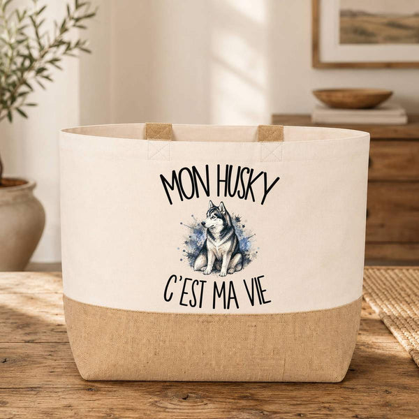 Sac Mon Husky c'est ma vie
