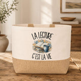 Sac La lecture c'est la vie