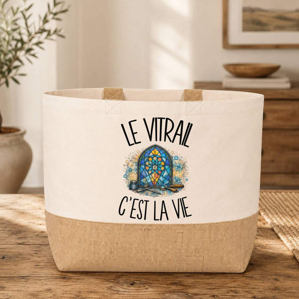 Sac Le vitrail c'est la vie