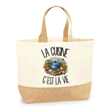Sac La cuisine c'est la vie