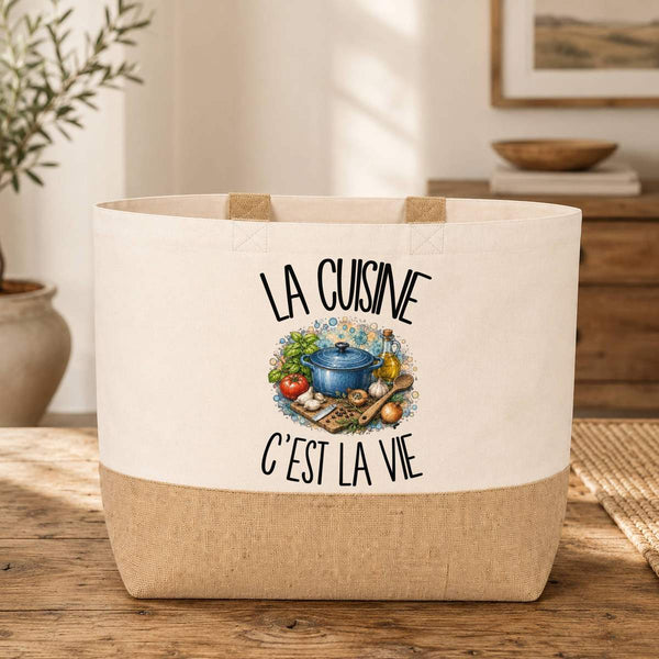 Sac La cuisine c'est la vie
