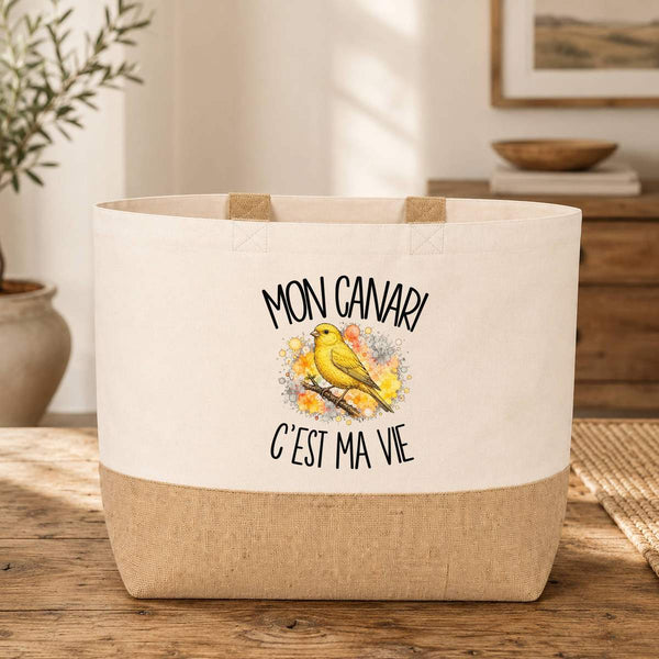 Sac Mon canari c'est ma vie