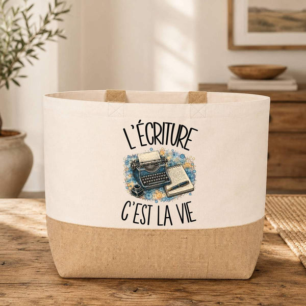 Sac L'écriture c'est la vie