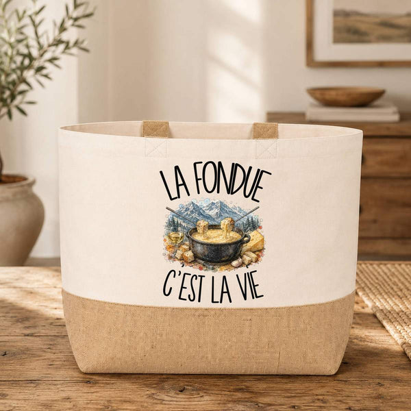 Sac La fondue c'est la vie