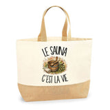 Sac Le sauna c'est la vie