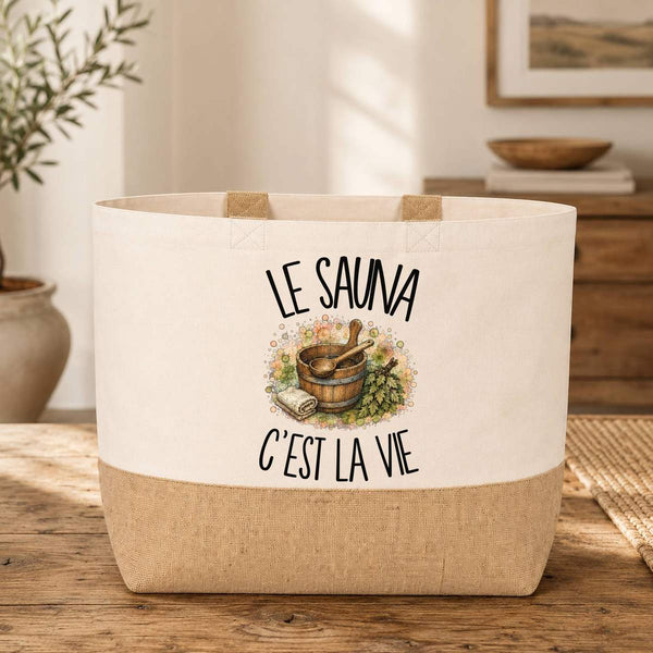 Sac Le sauna c'est la vie