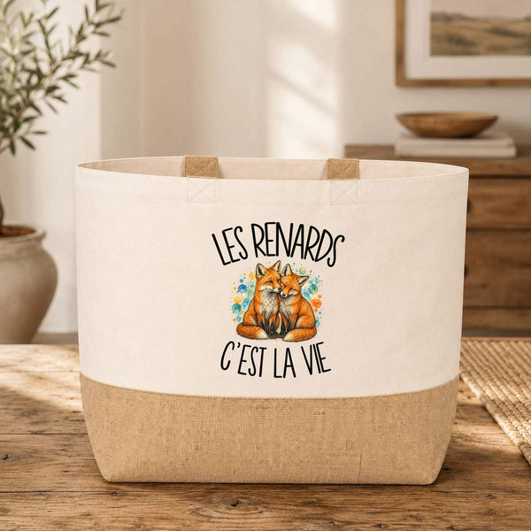 Sac Les renards c'est la vie
