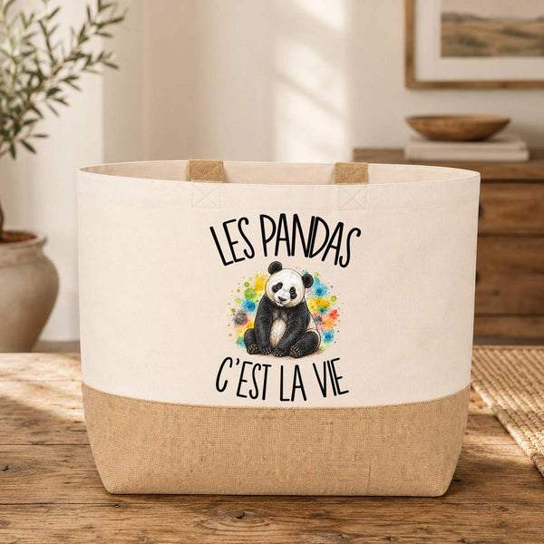 Sac Les pandas c'est la vie