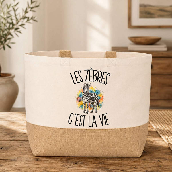 Sac Les zèbres c'est la vie