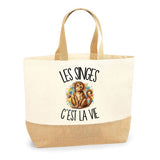 Sac Les singes c'est la vie