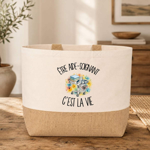 Sac Être aide-soignant c'est la vie