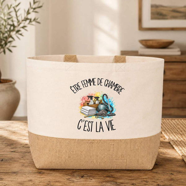 Sac Être femme de chambre c'est la vie