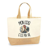 Sac Mon coq c'est ma vie