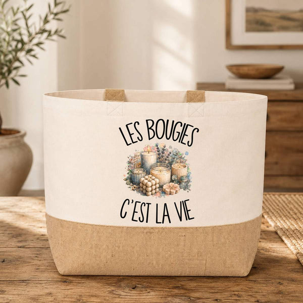 Sac Les bougies c'est la vie