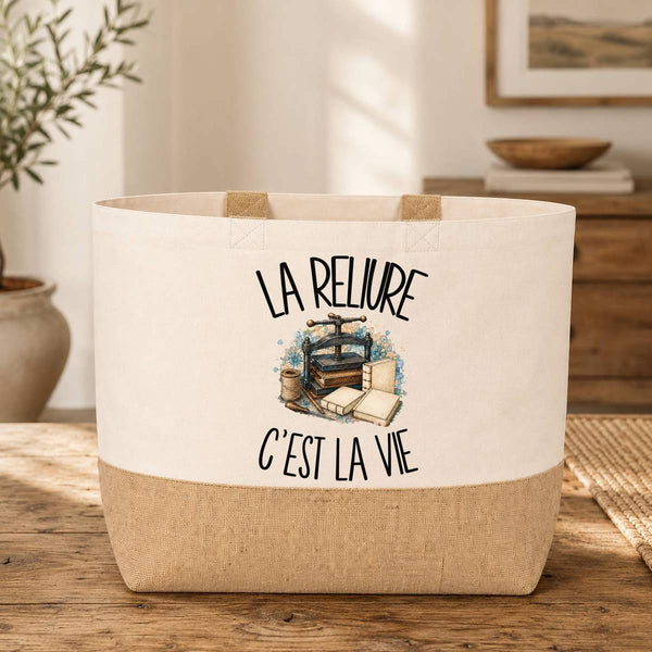 Sac La reliure c'est la vie