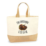 Sac Être chocolatière c'est la vie
