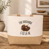 Sac Être chocolatière c'est la vie