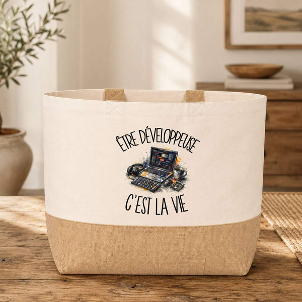 Sac Être développeuse c'est la vie