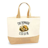 Sac Être fromagère c'est la vie