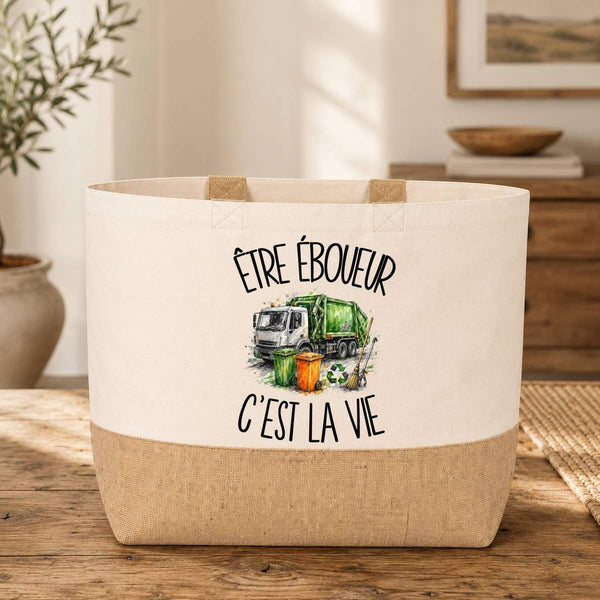 Sac Être éboueur c'est la vie