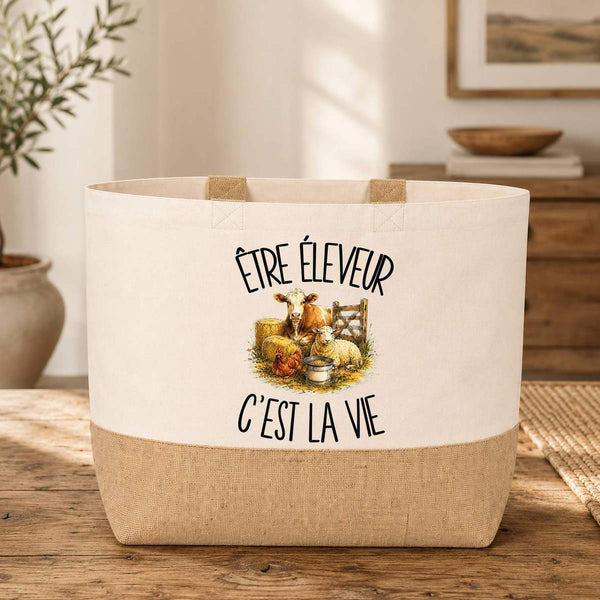 Sac Être éleveur c'est la vie