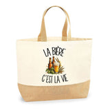 Sac La bière c'est la vie