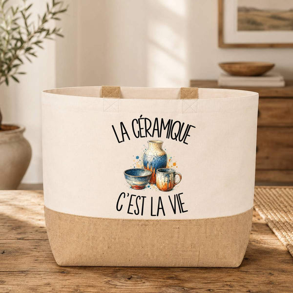 Sac La céramique c'est la vie